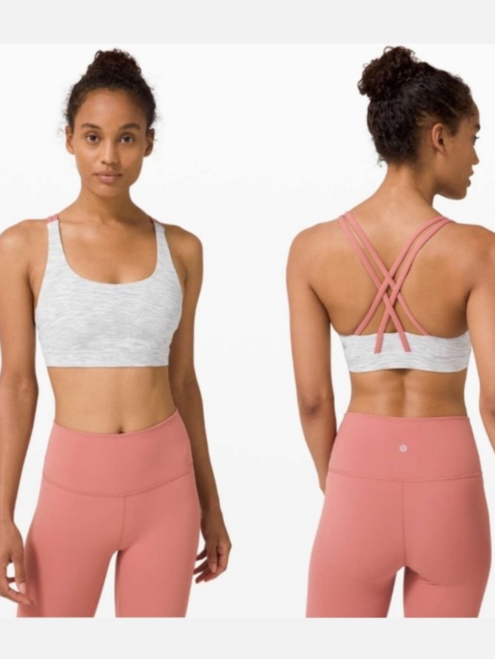 LULULEMON Energy Bra size 12 Wee Are From Space Nimbus Battleship / Brier Rose